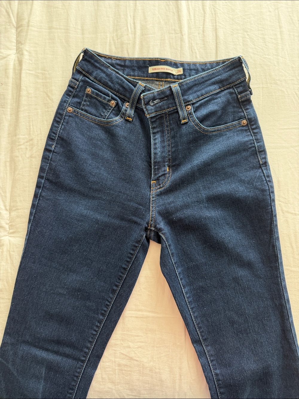 Levi's High-Rise Dark Wash Women's Jeans